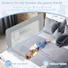 LZQ 150 cm Skladacia ochrana postele Ochrana detskej Náhľad obrázku produktu 9