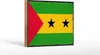 Holzschild Flagge São Tomé und Príncipe 18x12cm Retro Flag Produktbild-Vorschau 2