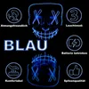 LED Maske Halloween für Erwachsene – leuchtende Horror Produktbild-Vorschau 2