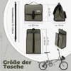 ROCKBROS borsa anteriore per bicicletta pieghevole Brompton Anteprima dell’immagine prodotto 3