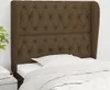 Cloris Designermöbel Kopfteil mit Ohren Dunkelbraun Produktbild-Vorschau 1