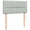 Boxspringbett mit Matratze Hellgrau 90x190 cm Samt Produktbild-Vorschau 8