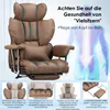 Bürostuhl mit Fußstütze - Ergonomischer Schreibtischstuhl Produktbild-Vorschau 6