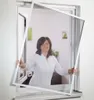 Fliegengitter Fensterbausatz flächenbündig 100x120 weiss Produktbild-Vorschau 1