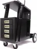 A black welding cart with four drawers and wheels, shown against a white background. Produktbild-Vorschau