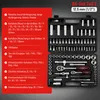 MONZANA® Steckschlüsselsatz 94 tlg. CV-Stahl 1/4" + 1/2" Produktbild-Vorschau 7