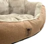 Pelíšek pro psy BEN 65 cm hnědo-béžový Náhled obrázku produktu 3