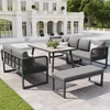 Gartenmöbel Set mit Hochwertigen Sitzkissen & Rückenkissen, Produktbild-Vorschau 3