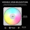 Corsair CO-9050185-WW CORSAIR Lüfter 120*120*25 RS120 WHITE Vista previa de la imagen del producto 4