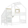 Flieks Etagenbett 90x200cm mit Rausfallschutz, Kinderbett Produktbild-Vorschau 9