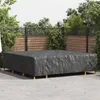 vidaXL Möbelbezug Uni Schwarz 300 x 300 x 70 cm 600D Produktbild-Vorschau 2