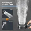 Duschkopf Drucksverstärkung, Wassersparend Duschbrause mit Produktbild-Vorschau 5