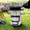 AREBOS Raketenofen mit Grillpfanne | Gusseisen, Dutch Oven, Produktbild-Vorschau 3