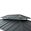 Zedernholz Grillpavillon Zupo - 360cm x 240cm, anthrazit Produktbild-Vorschau 8