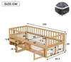 Letto per bambini Merax in legno massello 90x200 cm con Anteprima dell’immagine prodotto 7