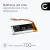 CELLONIC 1x Batteria per Headset / Auricolare / Cuffie Anteprima dell’immagine prodotto 2