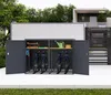 garáž na 4 kola HWC-L56c, přístřešek na kola s úložným Náhled obrázku produktu 10