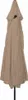 vidaXL Parasol ogrodowy Taupe 394 x 394 x 248 cm Podgląd zdjęcia produktu 1