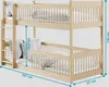 Kinderbett Hochbett Etagenbett 80x180 | 90x190 | 90x200 cm, Produktbild-Vorschau 3
