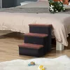 Katten- en hondentrap D06-068BK, met opbergruimte, Productafbeelding-voorbeeld 7