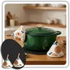 Hage Gusseisen-Topf emailliert 24 cm 4 l, Flaschengrün Produktbild-Vorschau 6