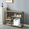 A kitchen shelf unit with various items on it, placed in a kitchen or dining area. Produktbild-Vorschau