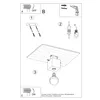 Deckenleuchte ARIZ Beton 1xE27 15W Beton 10x10x10cm Sollux Produktbild-Vorschau 5