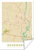 MuchoWow® Poster Rosenheim - Karte - Vintage - Stadtplan Produktbild-Vorschau 1