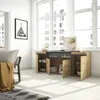 COZY Credenza, Mobile, Cucina, 200x35x75cm, 4 Porte, Camino Anteprima dell’immagine prodotto 3