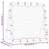 vidaXL Odbijacz do piłki nożnej regulowany 96x80x96 cm Stal Podgląd zdjęcia produktu 7