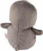 The back view of a gray plush toy. Produktbild-Vorschau