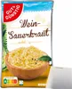 Gut & Günstig Wein-Sauerkraut mild (520g Packung) + usy Produktbild-Vorschau 1