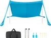 Tenda da spiaggia VEVOR con protezione solare (UPF 50+) 3,4 Anteprima dell’immagine prodotto 1