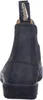 The back view of a dark blue Blundstone boot. Voir les images du produit