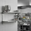 Mahlzeit Edelstahl Wandregal, 80 x 35 cm, 2 Ablagen, Produktbild-Vorschau 2