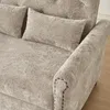 Divano letto 3 in 1 Merax, divano a 2 posti in ciniglia, Anteprima dell’immagine prodotto 6