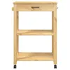 Carrello da cucina MONZA 60x40x90 cm in legno massiccio di Anteprima dell’immagine prodotto 5