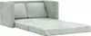 vidaXL Bodensofa mit Schlaffunktion Hellgrau 122x204x55 cm Produktbild-Vorschau 9