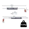 BAUSTER® 600 mm Torschloss Schwarzes Federschloss Produktbild-Vorschau 3