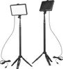 Andoer Tragbares RGB-Videolicht-Kit mit 2 * LED-Videolicht Produktbild-Vorschau 5