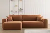 Sofa w kształcie L CAPRI narożnik, tkanina Poso, wiele Podgląd zdjęcia produktu 1