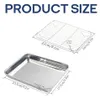 RVS Bakplaat met Rooster Set (3 Platen + 3 Racks) Productafbeelding-voorbeeld 4