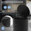 ML-Design Mülleimer mit Sensor 40L rund Stahl Schwarz matt Produktbild-Vorschau 4