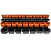 A wall-mounted storage system with multiple bins. Náhled obrázku produktu