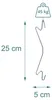 Relaxdays Tomaten Haken, 15er Set, 5 Meter kompostierbare Produktbild-Vorschau 4