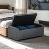 Panca con contenitore in tessuto per la camera da letto e Anteprima dell’immagine prodotto 7
