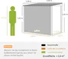 Abri de jardin métallique Outsunny 2,6 m² (128 x 193 x 181 Voir les images du produit 3