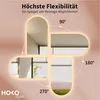 HOKO Miroir de salle de bain anti-buée LED Miroir arqué Voir les images du produit 3
