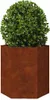 vidaXL Pflanzkübel 2 Stk. Sechseckig 46x40x45 cm Produktbild-Vorschau 6