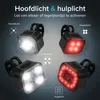 Inlustro 4x Fietslampjes - LED Achterlicht en Voorlicht - Productafbeelding-voorbeeld 7